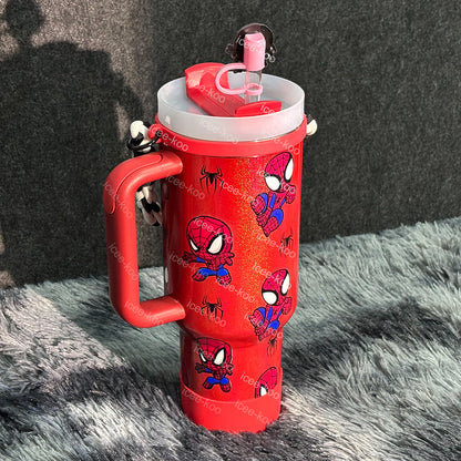 Spidey Man 40oz Tumbler 💕Includes Accessories💕
